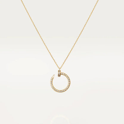 ˇGilded EraˇJUSTE NECKLACE GOLD DIAMONDS