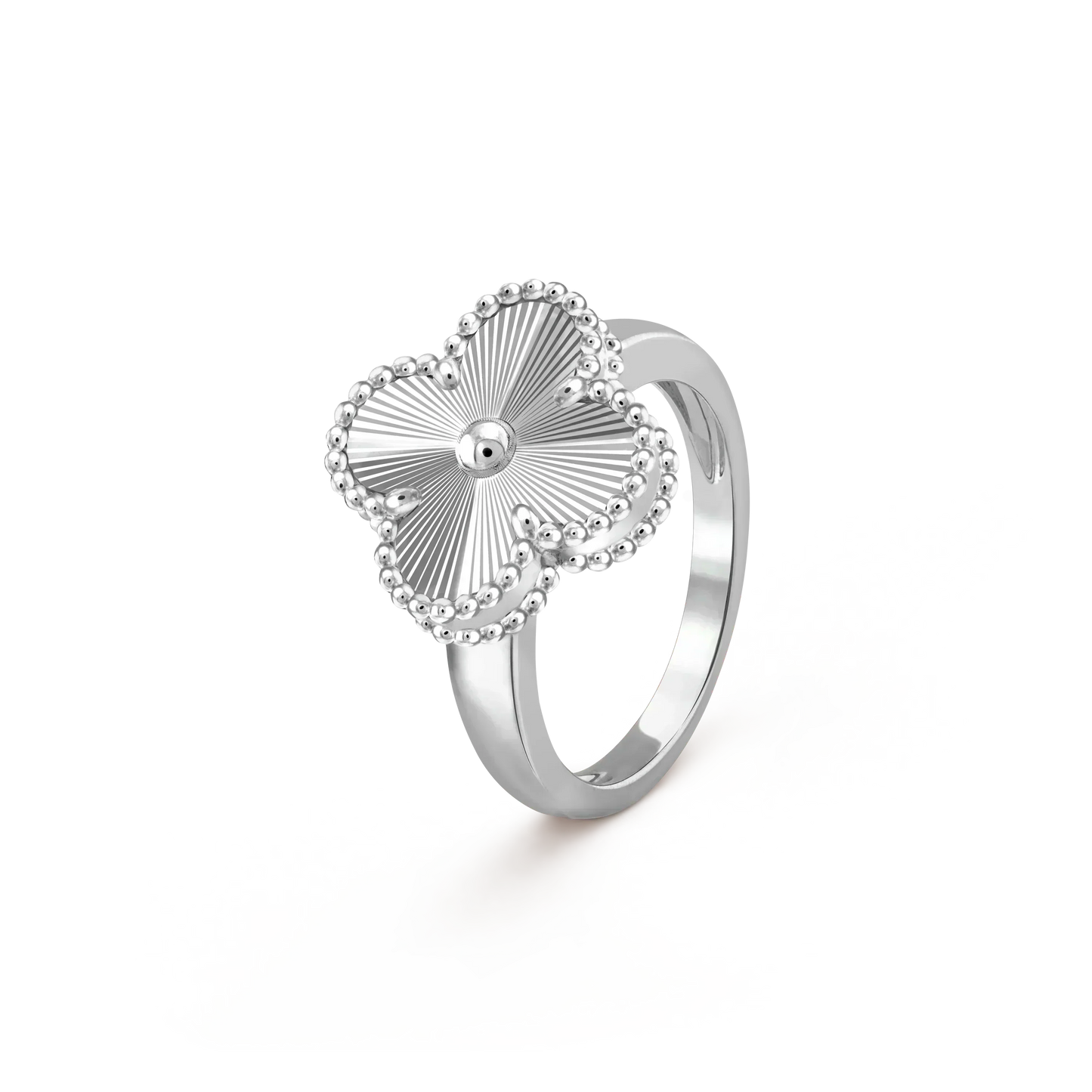 ˇGilded EraˇCLOVER SILVER RING