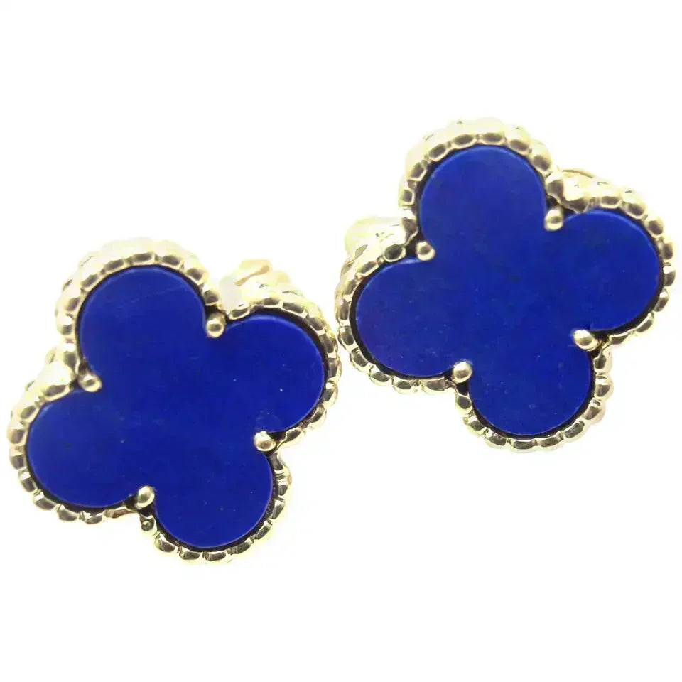 ˇGilded EraˇCLOVER MINI 9.5MM TURQUOISE EARRINGS