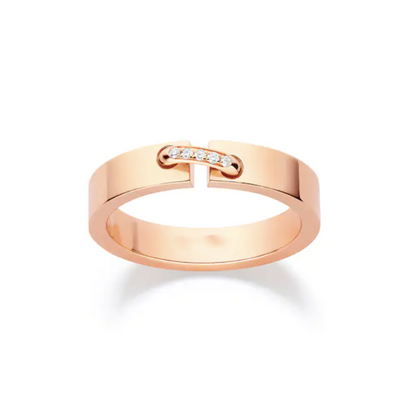 ˇGilded EraˇALLIANCE LIENS VIDENCE DIAMOND 4MM RING