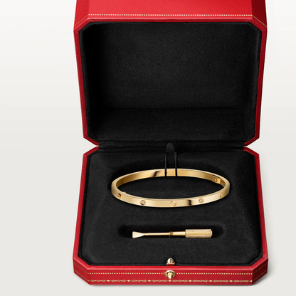 ˇGilded EraˇLOVE BRACELET 3.65MM 6 DIAMONDS