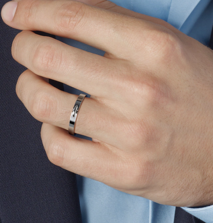 ˇGilded EraˇALLIANCE LIENS VIDENCE 3MM RING