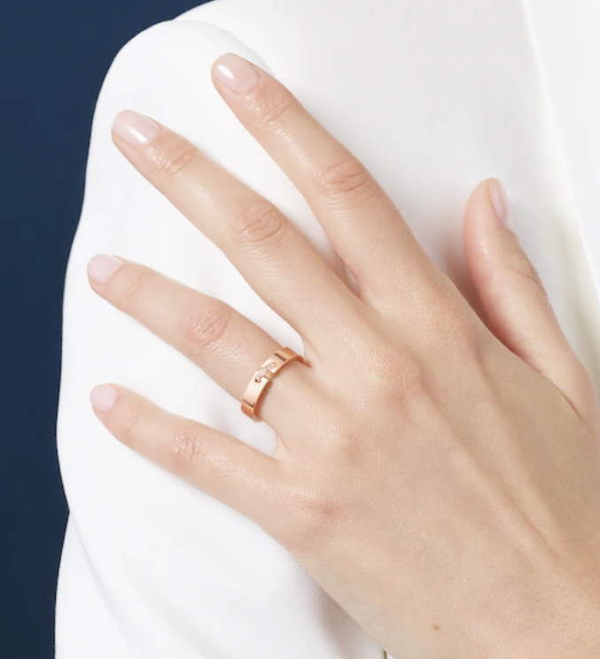 ˇGilded EraˇALLIANCE LIENS VIDENCE DIAMOND 4MM RING