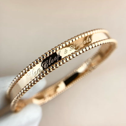 ˇGilded EraˇCLOVER BRACELET ENGRAVING SERIES