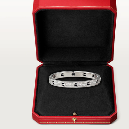 ˇGilded EraˇLOVE BRACELET 6.1MM DIAMOND-PAVED CERAMIC