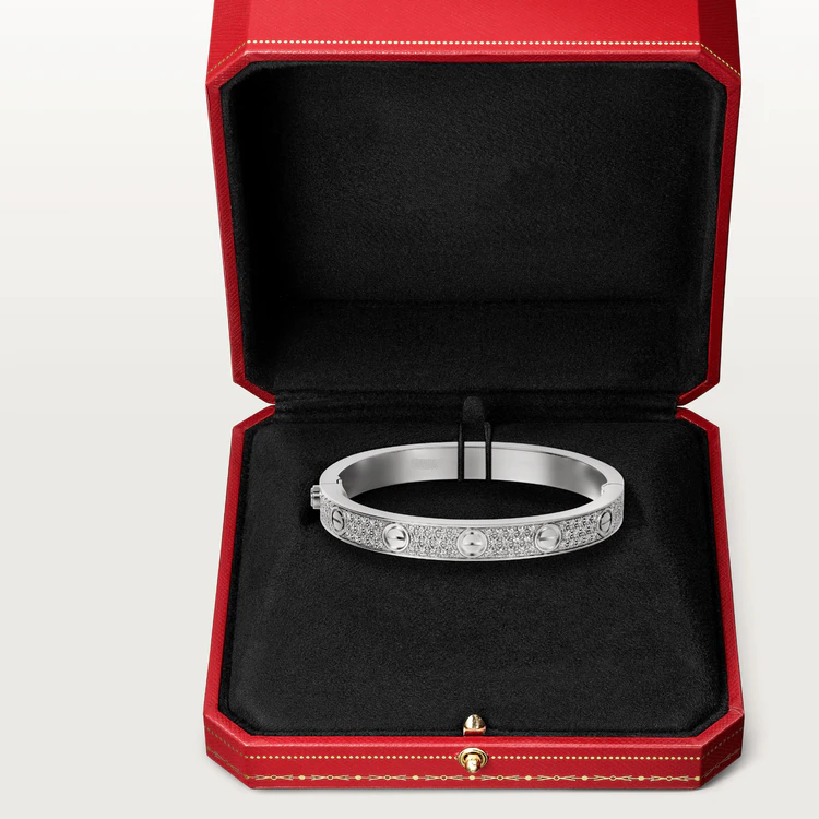 ˇGilded EraˇLOVE BRACELET 6.1MM DIAMOND-PAVED