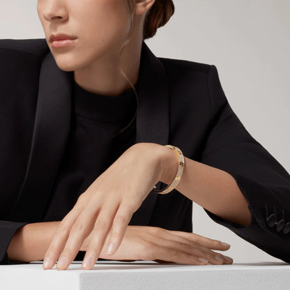 ˇGilded EraˇLOVE BRACELET 6.1MM DIAMOND-PAVED