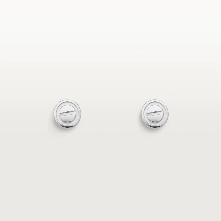 ˇGilded EraˇLOVE EARRINGS SILVER 10MM