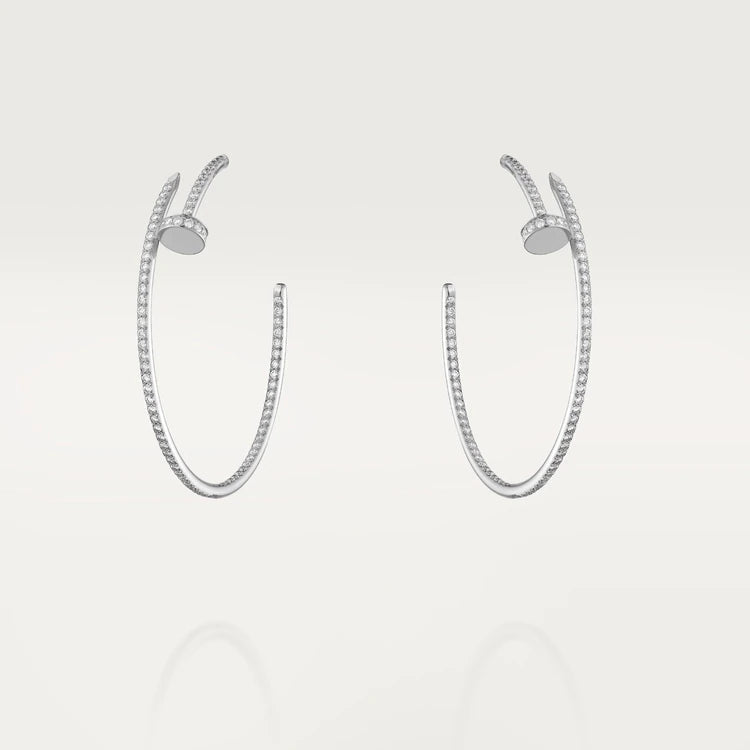 ˇGilded EraˇJUSTE EARRINGS FULL DIAMONDS 1.8MM