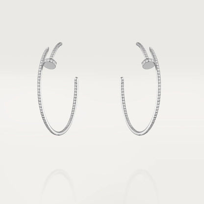 ˇGilded EraˇJUSTE EARRINGS FULL DIAMONDS 1.8MM