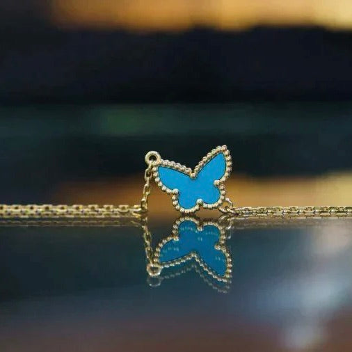 ˇGilded EraˇBUTTERFLY TURQUOISE BUTTERFLY BRACELET