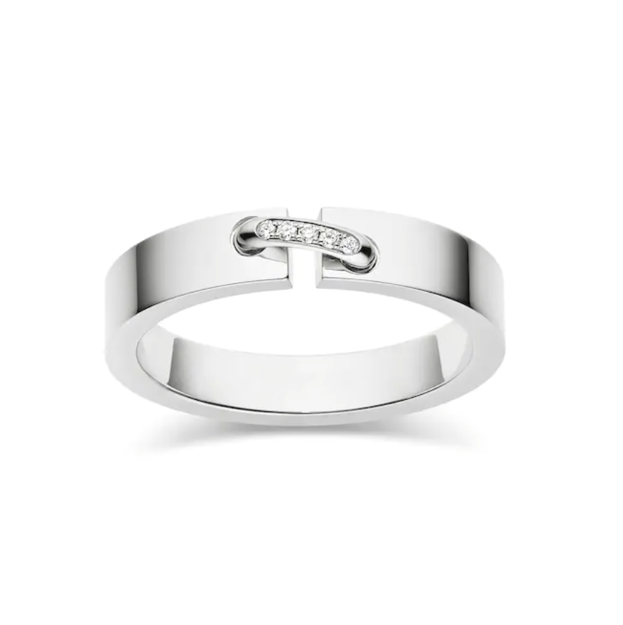 ˇGilded EraˇALLIANCE LIENS VIDENCE DIAMOND 4MM RING