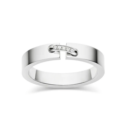 ˇGilded EraˇALLIANCE LIENS VIDENCE DIAMOND 4MM RING