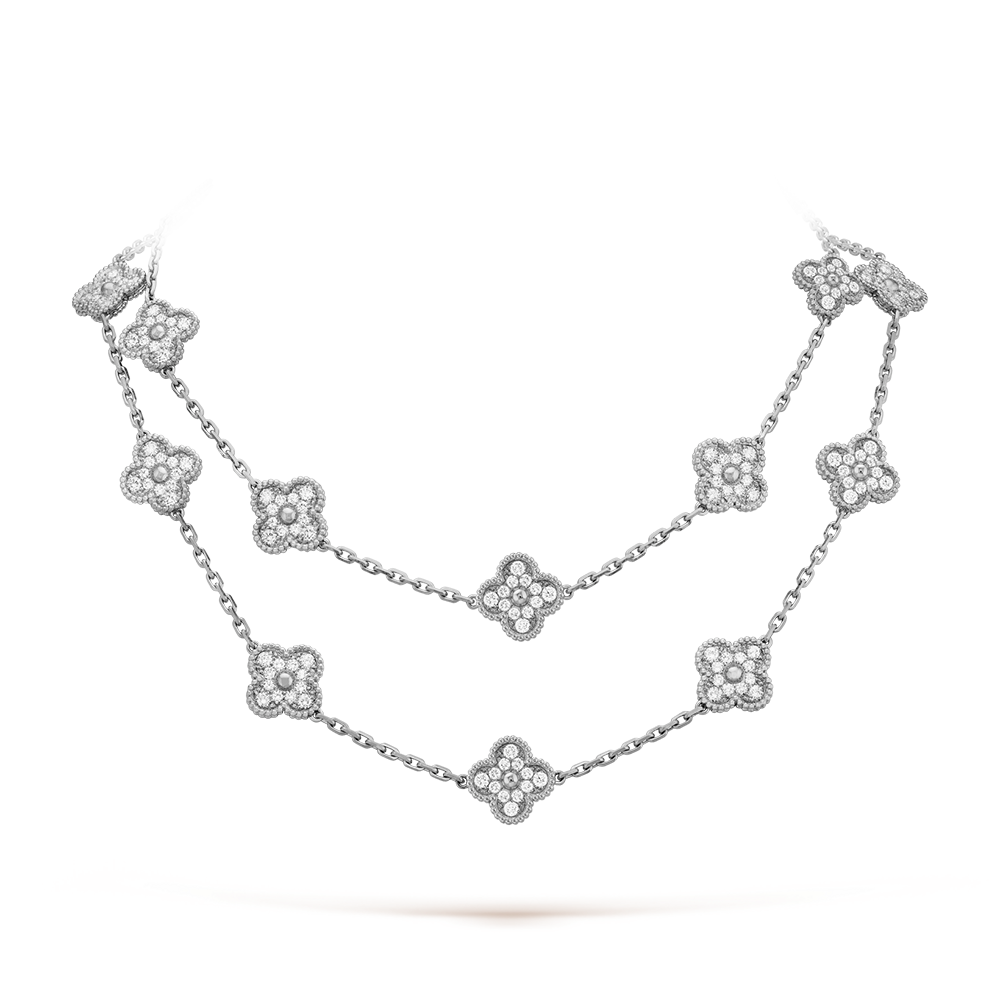 ˇGilded EraˇCLOVER 20 MOTIFS DIAMOND SILVER