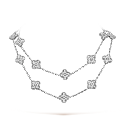 ˇGilded EraˇCLOVER 20 MOTIFS DIAMOND SILVER