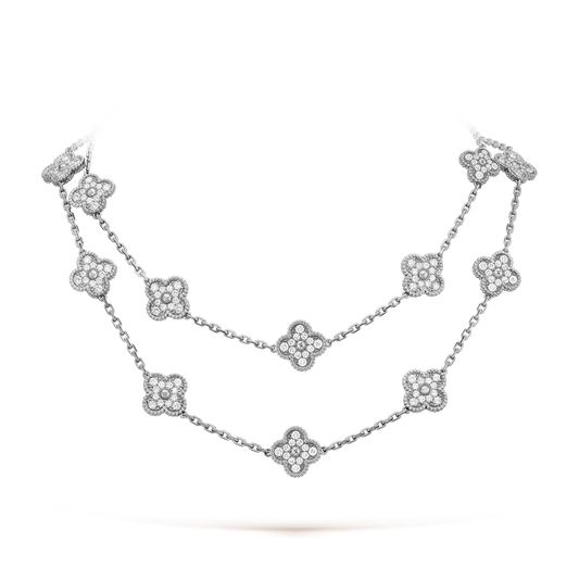 ˇGilded EraˇCLOVER 20 MOTIFS DIAMOND SILVER