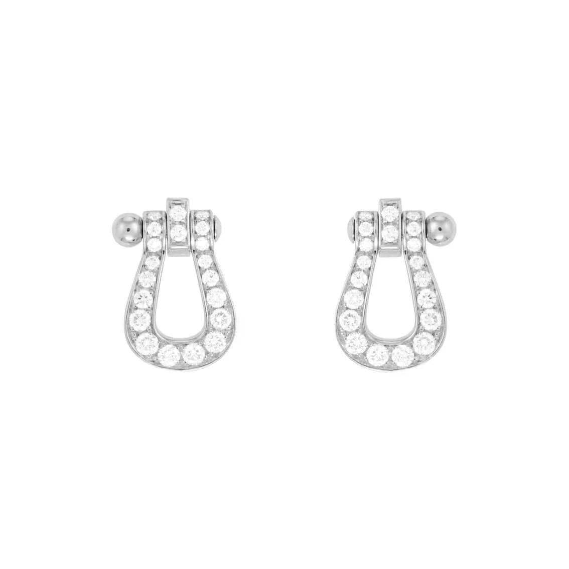 ˇGilded EraˇFORCE 10 FULL DIAMOND STUD EARRINGS MINI MODEL