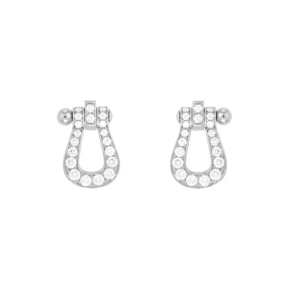 ˇGilded EraˇFORCE 10 FULL DIAMOND STUD EARRINGS MINI MODEL