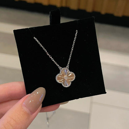 ˇGilded EraˇCLOVER 15MM DIAMOND LASER NECKLACE- CHRISTMAS 2024 SPECIAL EDITION