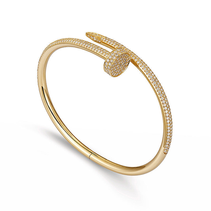 ˇGilded EraˇJUSTE BRACELET 3.5MM ALL DIAMONDS