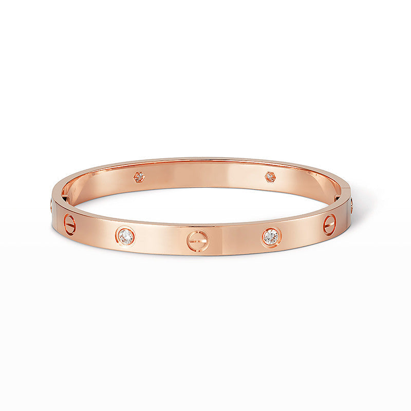 ˇGilded EraˇLOVE BRACELET 6.1MM 4 DIAMONDS