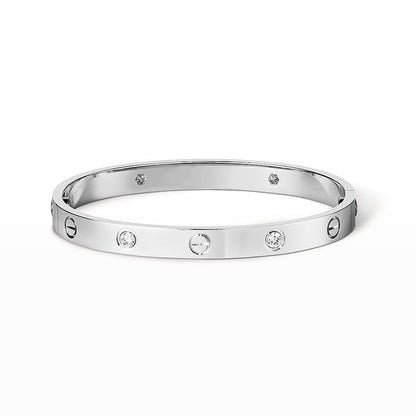 ˇGilded EraˇLOVE BRACELET 6.1MM 4 DIAMONDS