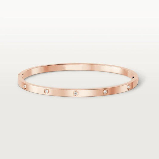 ˇGilded EraˇLOVE BRACELET 3.65MM 10 DIAMONDS