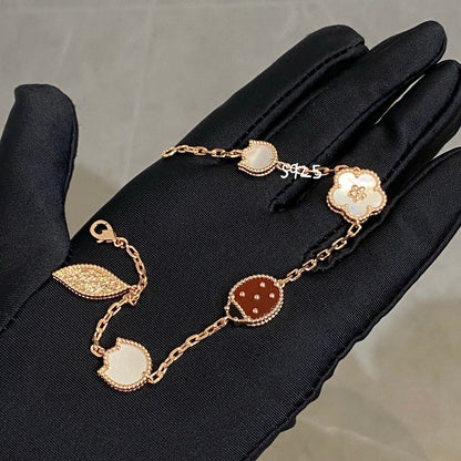 ˇGilded EraˇLUCKY SPRING 5 MOTIF BRACELET
