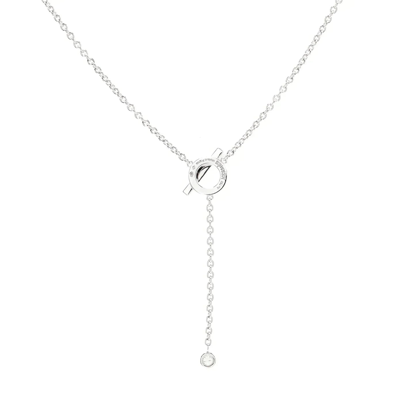 ˇGilded EraˇFINESSE SILVER DIAMOND NECKLACE