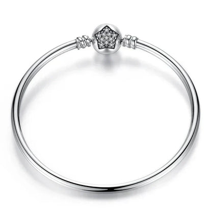 [STREET]Snake Chain Bangle & Bracelet Pave Setting