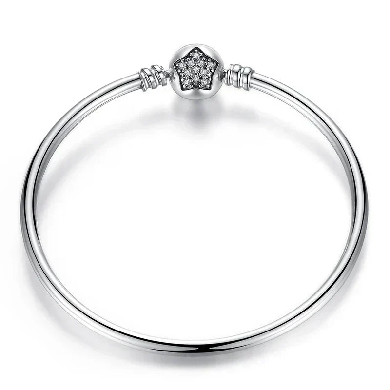 [STREET]Snake Chain Bangle & Bracelet Pave Setting