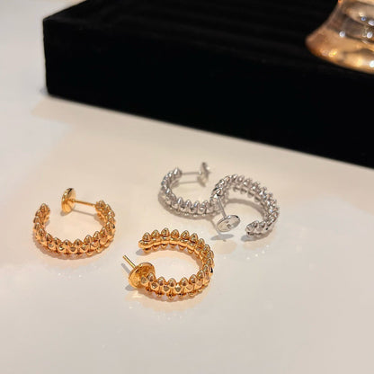 ˇGilded EraˇCLASH SMALL HOOP EARRINGS