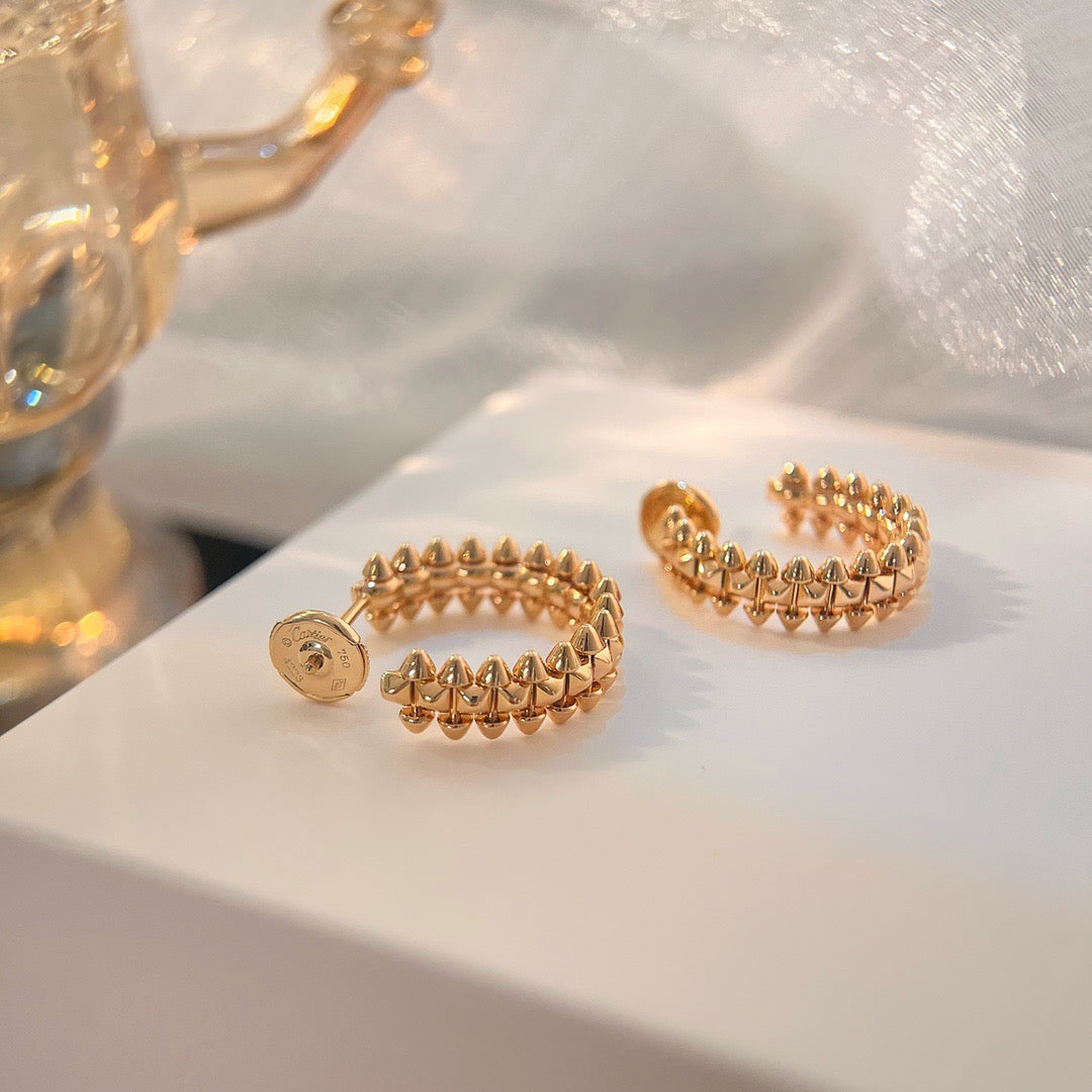 ˇGilded EraˇCLASH SMALL HOOP EARRINGS