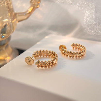 ˇGilded EraˇCLASH SMALL HOOP EARRINGS
