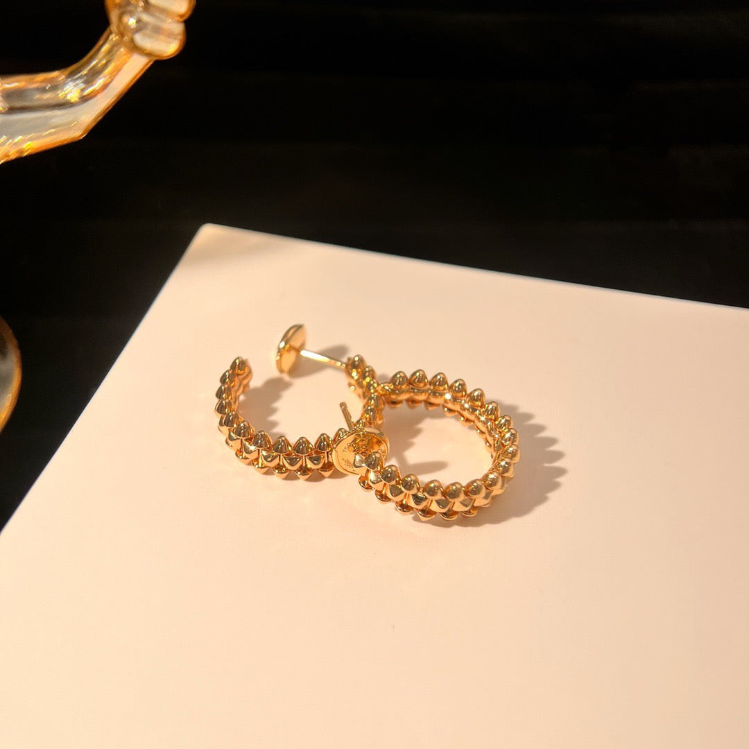 ˇGilded EraˇCLASH SMALL HOOP EARRINGS