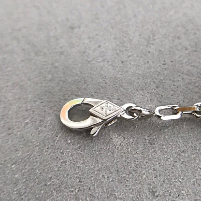 ˇGilded EraˇCLOVER 5 MOTIF ONYXS DIAMOND BRACELET SILVER