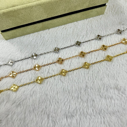 ˇGilded EraˇCLOVER 6 MOTIF DIAMOND BRACELET