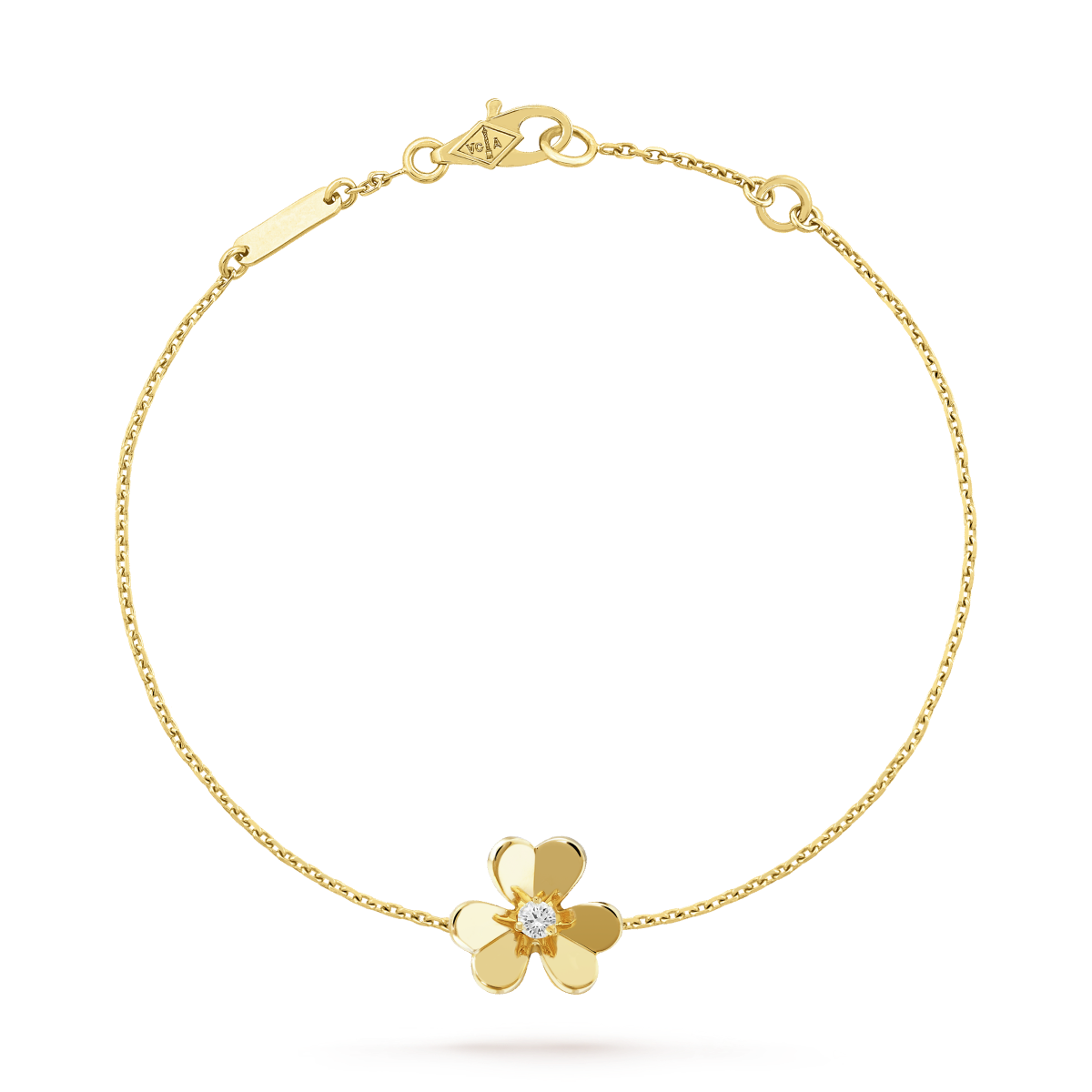 ˇGilded EraˇFRIVOLE GOLD FLOWER PINK MALACHITE BRACELET
