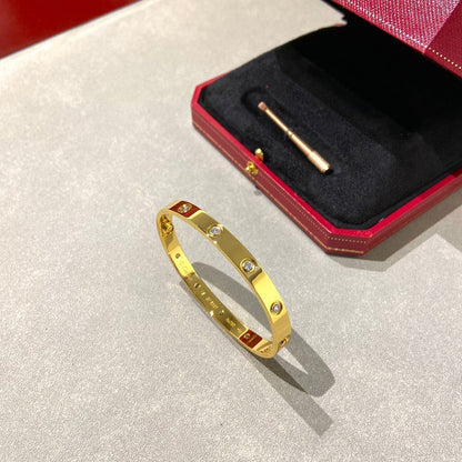 ˇGilded EraˇLOVE BRACELET 6.1MM 10 DIAMONDS