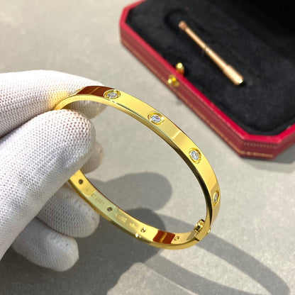 ˇGilded EraˇLOVE BRACELET 6.1MM 10 DIAMONDS