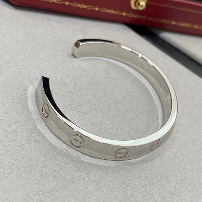 ˇGilded EraˇLOVE BRACELET 6.1MM 1 DIAMOND OPEN CUFF