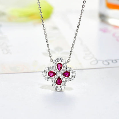 ˇGilded EraˇLOOP NECKLACE FULL MOTIF DIAMOND 16MM MULTIPLE COLORS