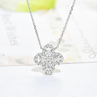 ˇGilded EraˇLOOP NECKLACE FULL MOTIF DIAMOND 16MM MULTIPLE COLORS