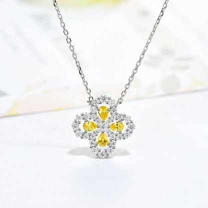 ˇGilded EraˇLOOP NECKLACE FULL MOTIF DIAMOND 16MM MULTIPLE COLORS