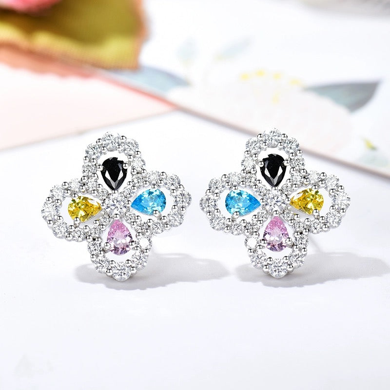 ˇGilded EraˇLOOP EARRINGS FULL MOTIF DIAMOND 16MM