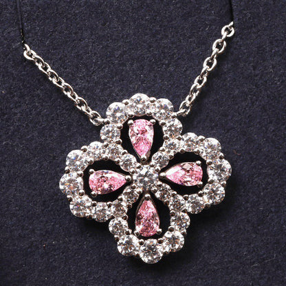 ˇGilded EraˇLOOP NECKLACE FULL MOTIF DIAMOND 16MM MULTIPLE COLORS