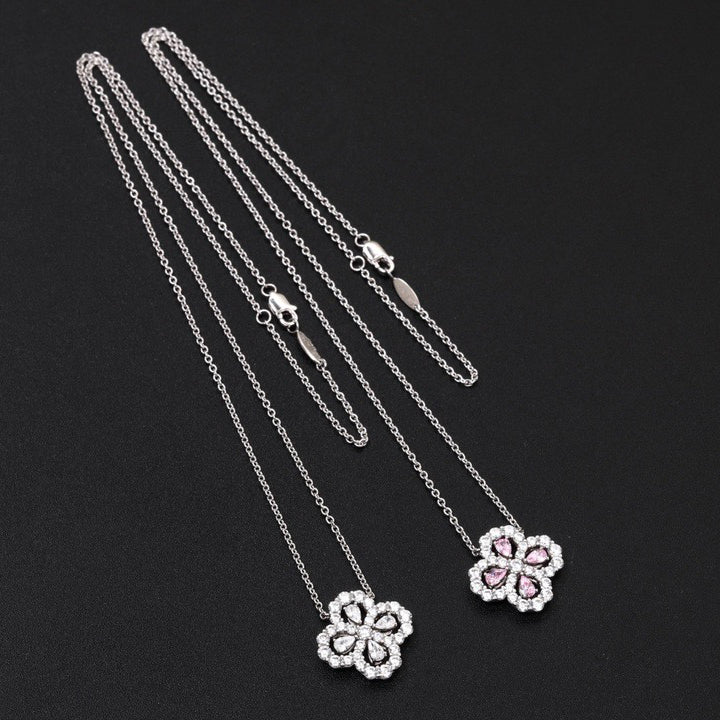 ˇGilded EraˇLOOP NECKLACE FULL MOTIF DIAMOND 16MM MULTIPLE COLORS