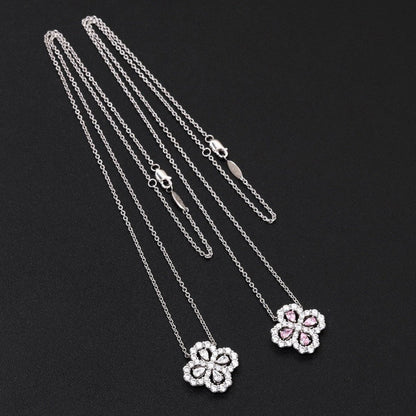 ˇGilded EraˇLOOP NECKLACE FULL MOTIF DIAMOND 16MM MULTIPLE COLORS