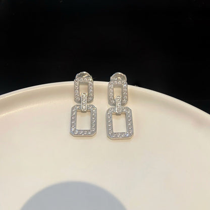 ˇGilded EraˇLINKS MEDIUM EARRINGS DIAMOND