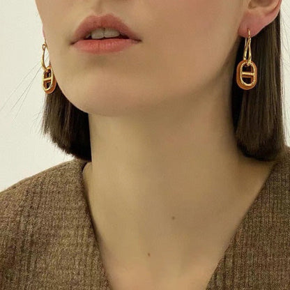 ˇGilded EraˇHM O'MAILLON GOLD EARRINGS